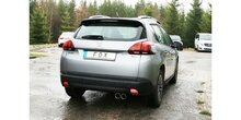 Peugeot 2008 einddemper - 2x80 Typ 25