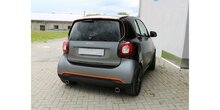 Smart Fortwo 453 einddemper dwars uitgang rechts/links inclusief flexibel - 78x75 Typ 70 rechts/links