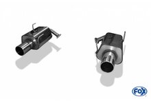 Subaru Legacy V Station Wagon - BR einddemper rechts/links - 1x114 Typ 12 rechts/links met Y-aansluitleiding