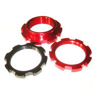 BC Racing V1 Red Locking Ring Set A/B/C 3 Rings ALLOY