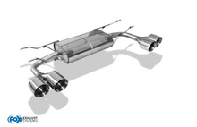 Sportuitlaat met dubbele eindpijpen voor Fiat 124 Spider