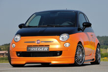 Rieger Tuning voorspoiler lip Fiat 500