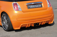 Rieger Tuning achterbumper verlenging Fiat 500