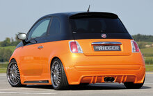 Rieger Tuning achterbumper verlenging Fiat 500