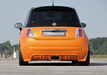 Rieger Tuning achterbumper verlenging Fiat 500