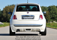 Rieger Tuning achterbumper verlenging Fiat 500