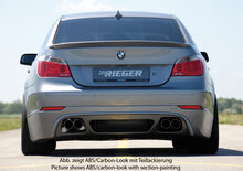 Rieger Tuning achterbumper verlenging BMW 5-Serie E60/61 niet voor M-Technic