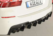 Rieger Tuning diffuser BMW 5-Serie F10/11 Alleen voor originele M-Sportpakket achterskirt