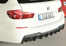 Rieger Tuning diffuser BMW 5-Serie F10/11 Alleen voor originele M-Sportpakket achterskirt