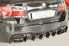 Rieger Tuning diffuser BMW 5-Serie F10/11 Alleen voor originele M-Sportpakket achterskirt