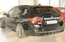 Rieger Tuning diffuser BMW 5-Serie F10/11 Alleen voor originele M-Sportpakket achterskirt