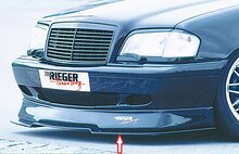 Rieger Tuning splitter Mercedes C klasse [W202] voor front spoiler lip 25016