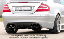 Rieger Tuning achterbumper verlenging Mercedes CLK [W209]