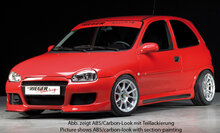 Rieger Tuning sideskirt Opel Corsa B niet voor GSI