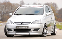 Rieger Tuning voorspoiler lip Opel Corsa C