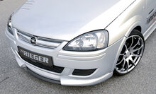 Rieger Tuning voorspoiler lip Opel Corsa C