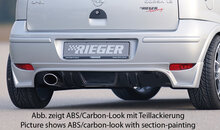 Rieger Tuning achterbumper verlenging Opel Corsa C voor facelift