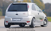 Rieger Tuning achterbumper verlenging Opel Corsa C voor facelift