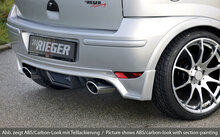 Rieger Tuning achterbumper verlenging Opel Corsa C voor facelift