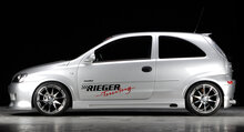 Rieger Tuning sideskirt Opel Corsa C alleen 3-deurs