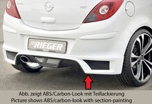 Rieger Tuning achterbumper verlenging Opel Corsa D