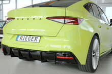 Rieger Tuning diffuser Skoda Enyaq iV / RS NY voor originele Sportline- / RS-achterskirt