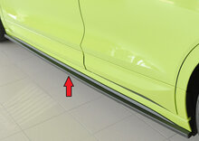 Rieger Tuning sideskirt aanzetstuk Skoda Enyaq iV / RS NY voor originele Sportline- / RS-sideskirt