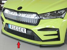 Rieger Tuning voorsplitter Skoda Enyaq iV / RS NY voor originele Sportline- / RS-voorbumper