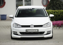 Rieger Tuning voorspoiler lip VW Golf 7