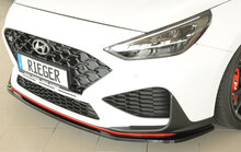 Rieger Tuning splitter Hyundai i30 N voor originele N-voorbumper