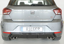 Rieger Tuning diffuser Seat Ibiza / Ibiza FR KJ met uitlaatuitsparing voor sportuitlaat links/rechts