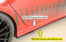 Rieger Tuning sideskirt aanzetstuk Cupra Leon [KL] voor RIEGER-sideskirt 27052/88224