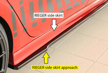 Rieger Tuning sideskirt aanzetstuk Cupra Leon [KL] voor RIEGER-sideskirt 27052/88224