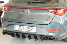 Rieger Tuning diffuser (voor auto&#039;s met trekhaak) Cupra Leon [KL] zonder uitlaatuitsparing