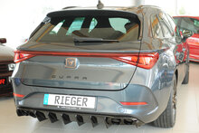 Rieger Tuning diffuser (voor auto&#039;s met trekhaak) Cupra Leon [KL] zonder uitlaatuitsparing