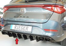 Rieger Tuning diffuser (voor auto&#039;s zonder trekhaak) Cupra Leon [KL] zonder uitlaatuitsparing