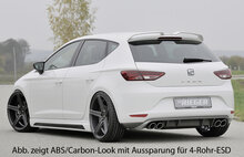 Rieger Tuning achterbumper verlenging Seat Leon 5F