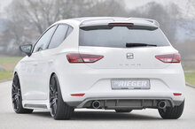 Rieger Tuning achterbumper verlenging Seat Leon 5F