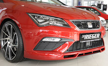 Rieger Tuning voorspoiler lip Seat Leon FR / Leon Cupra 5F