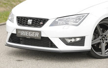 Rieger Tuning voorsplitter Seat Leon FR 5F / Leon Cupra 5F voor originele FR-/ Cupra-voorbumper