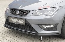 Rieger Tuning voor splitter Seat Leon FR 5F / Leon Cupra 5F Voor originele FR-/Cupra-voorbumper