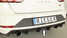 Rieger Tuning diffuser Seat Leon FR ST 5F Voor auto&#039;s zonder trekhaak