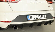 Rieger Tuning diffuser Seat Leon FR ST 5F Voor auto&#039;s zonder trekhaak