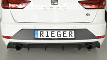 Rieger Tuning diffuser Seat Leon FR ST 5F Voor auto&#039;s zonder trekhaak