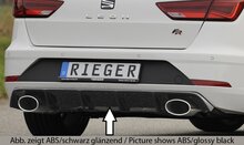 Rieger Tuning diffuser Seat Leon FR ST 5F voor auto&#039;s zonder trekhaak