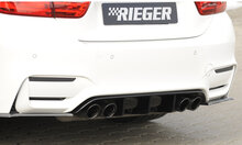 Rieger Tuning diffuser BMW M3 / M4 F80/82 alleen voor originele achterskirt