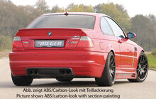 Rieger Tuning achterbumper verlenging BMW M3 E46