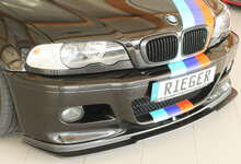 Rieger Tuning voorbumper spoiler lip BMW M3 E46 (niet voor M3 CSL)