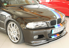 Rieger Tuning voorbumper spoiler lip BMW M3 E46 (niet voor M3 CSL)