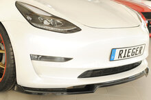 Rieger Tuning splitter Tesla Model 3 voor originele voorbumper